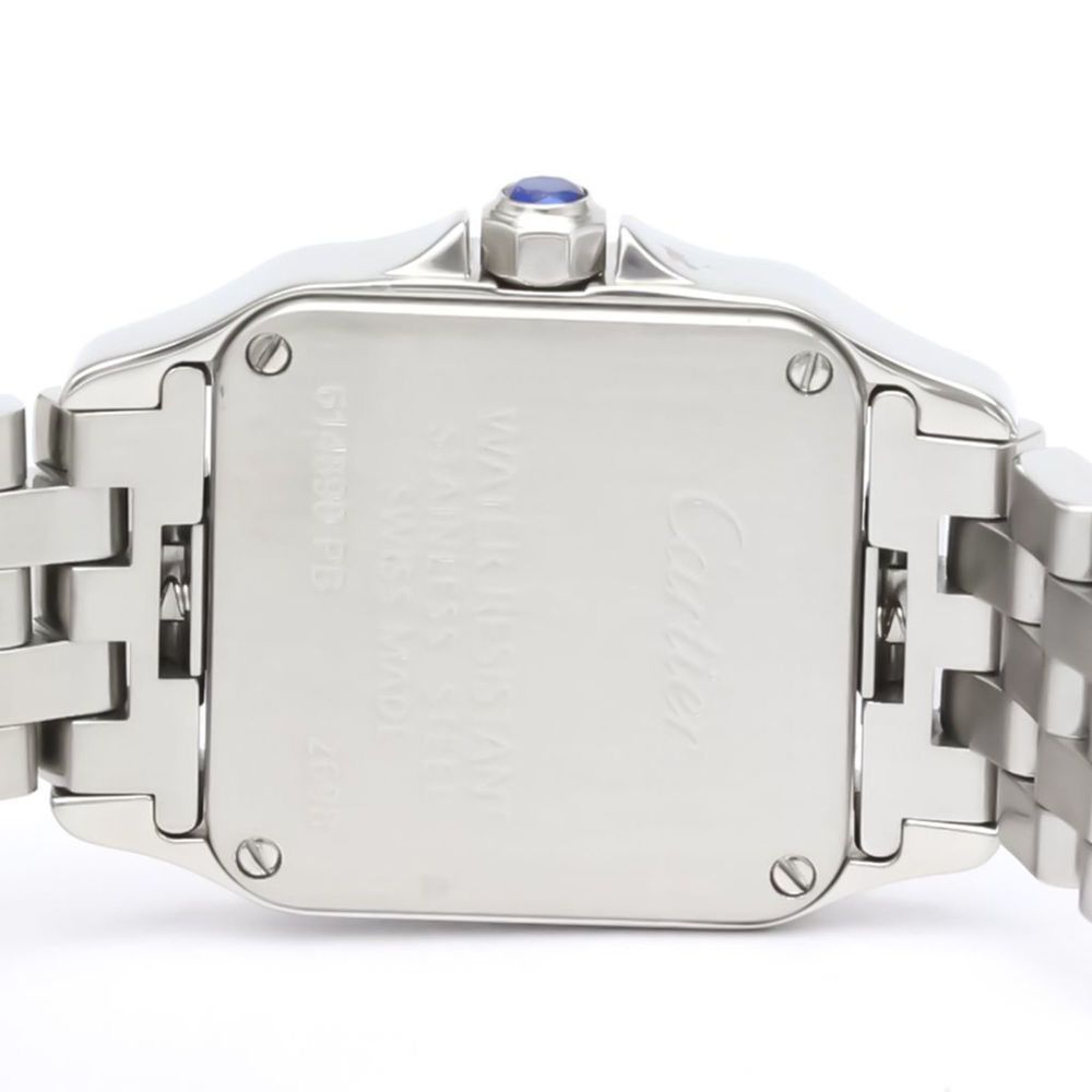 Polished CARTIER Santos Demoiselle Steel Quartz Ladies Watch W25064Z5 BF553113 - Picture 6 of 8